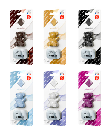 VINOVE - VillBEAR in blister - RGB -ALL x6